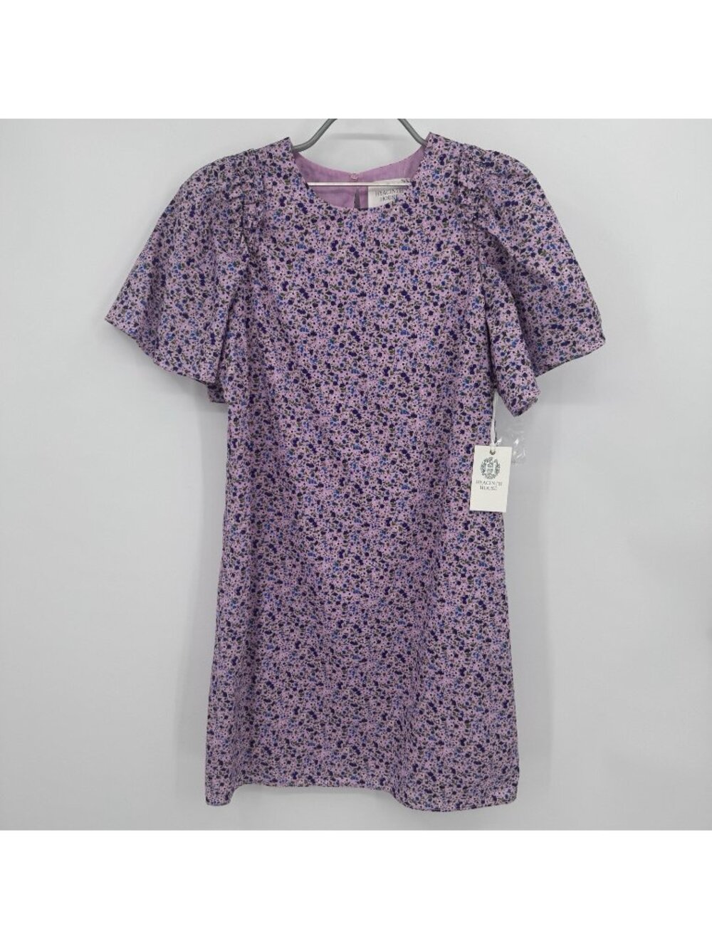 Hyacinth House by Tuckernuck Lilac Floral Viola Mini Dress size S Small NWT